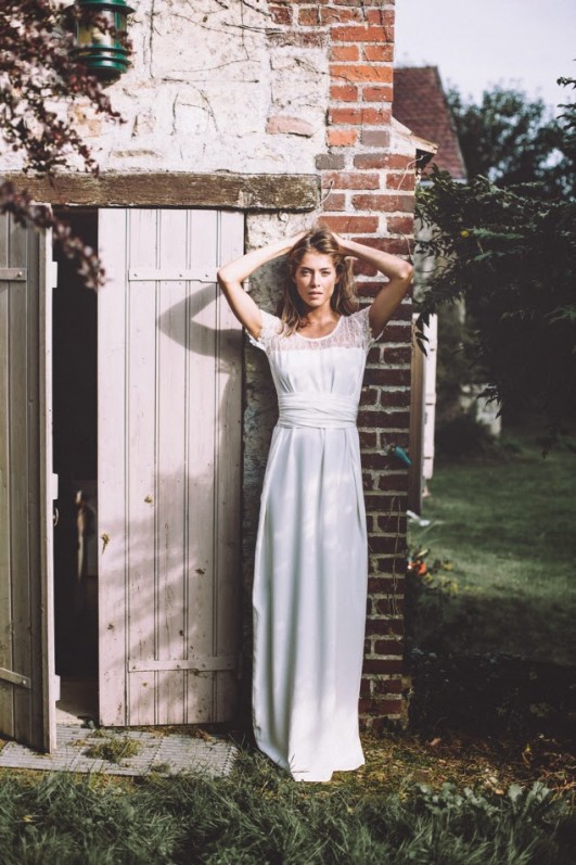 Lorafolk robe top de mariée